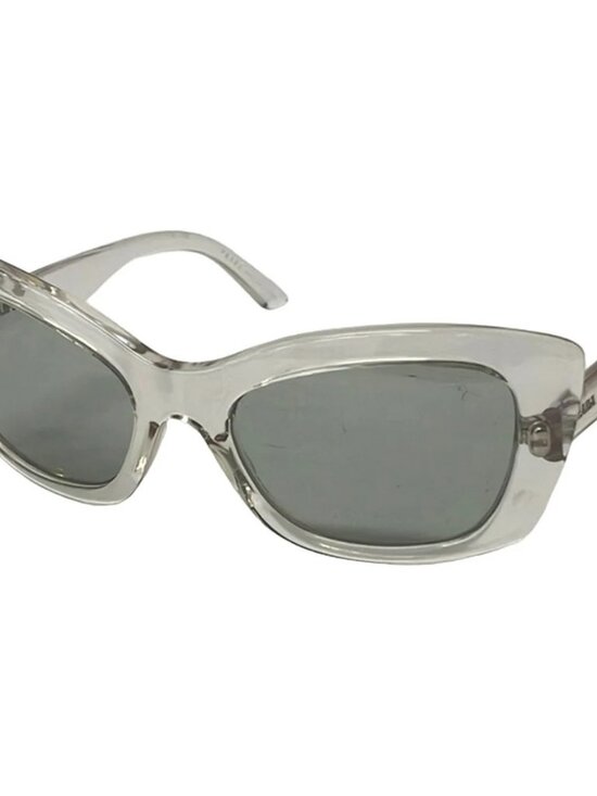 PRADA SPR19M Light gray Clear Plastic Sunglasses main image 4